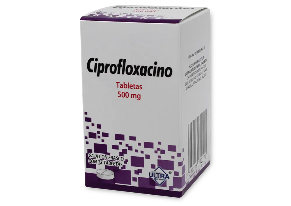CIPROFLOXACINO TABLETAS 500MG C/12 (ULTRA)