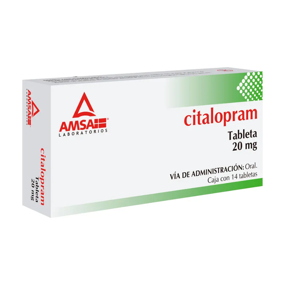 CITALOPRAM 20MG C/14 TABS (AMSA)