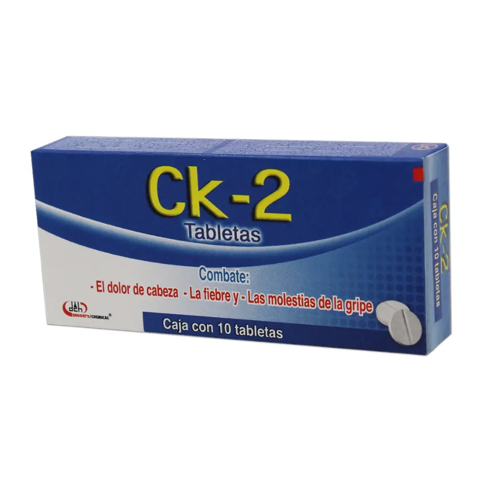 CK-2 C/10 TABS (CAFEINA, CLORFENAMINA, FENILEFRINA, PARACETAMOL)(DEGORT'S)