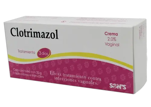 CLOTRIMAZOL 2% VAGINAL TUBO C/20G C/3 APLICADORES (SON'S)