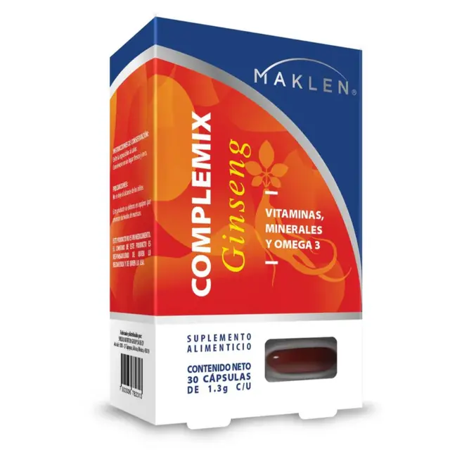 COMPLEMIX GINSENG C/30 CAPS (IVA)(MAKLEN)