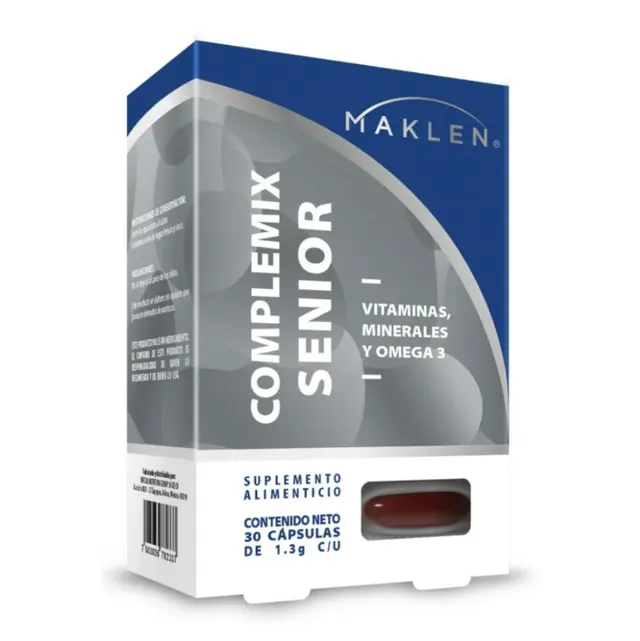 COMPLEMIX SENIOR C/30 CAPS (VITAMINAS, MINERALES, OMEGA 3)(IVA)(MAKLEN)