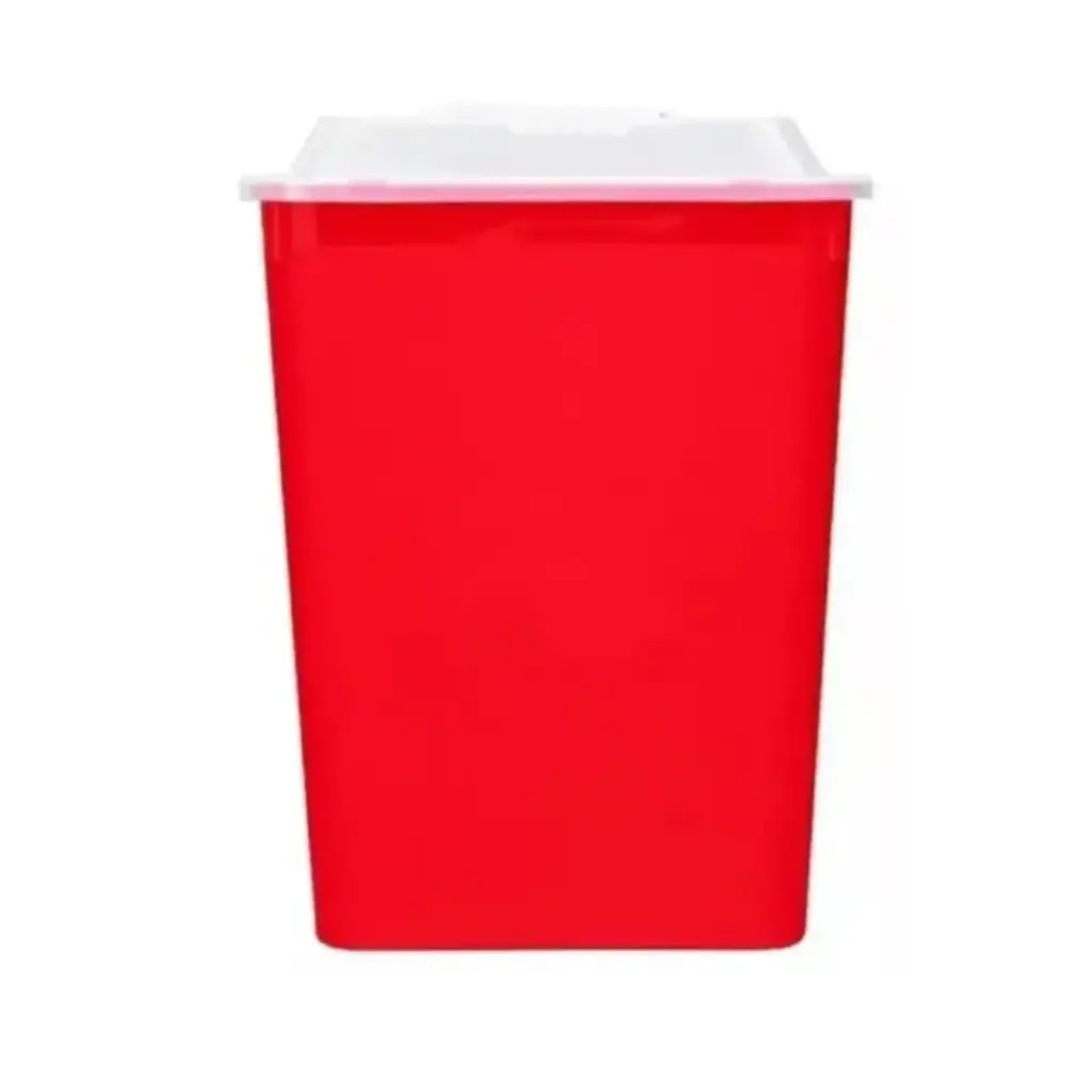 CONTENEDOR ROJO 8.5LT C/TAPA (SENSIMEDICAL/JAYOR)