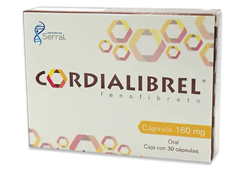 CORDIALIBREL 160 MG C/30 CAP/FENOFIBRATO (SERRAL)