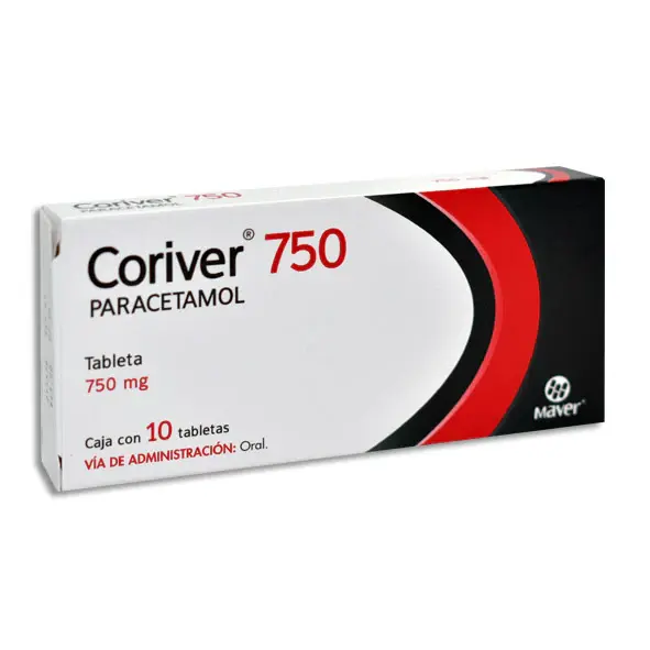 CORIVER 750MG C/10 TABS (PARACETAMOL)(MAVER)