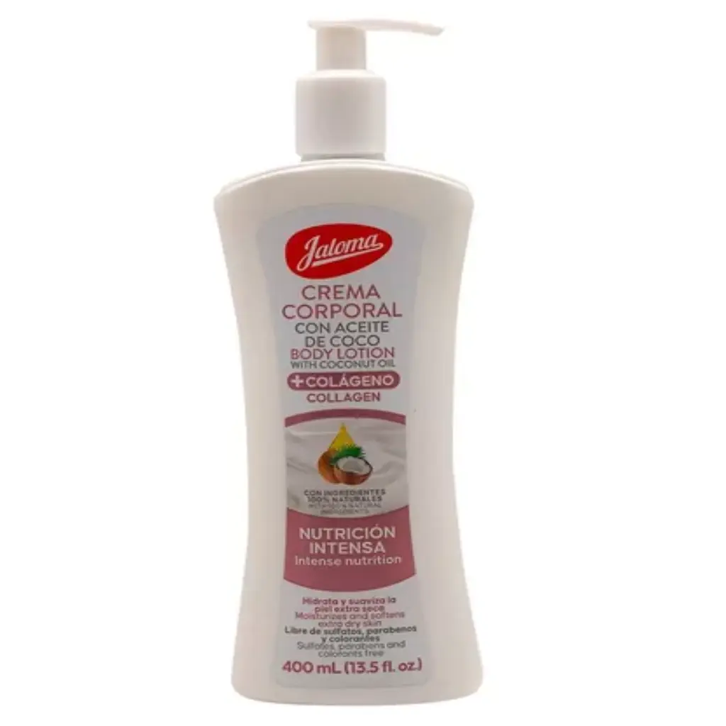 CREMA CORPORAL COCO + COLAGENO 400 ML (IVA)(JALOMA)