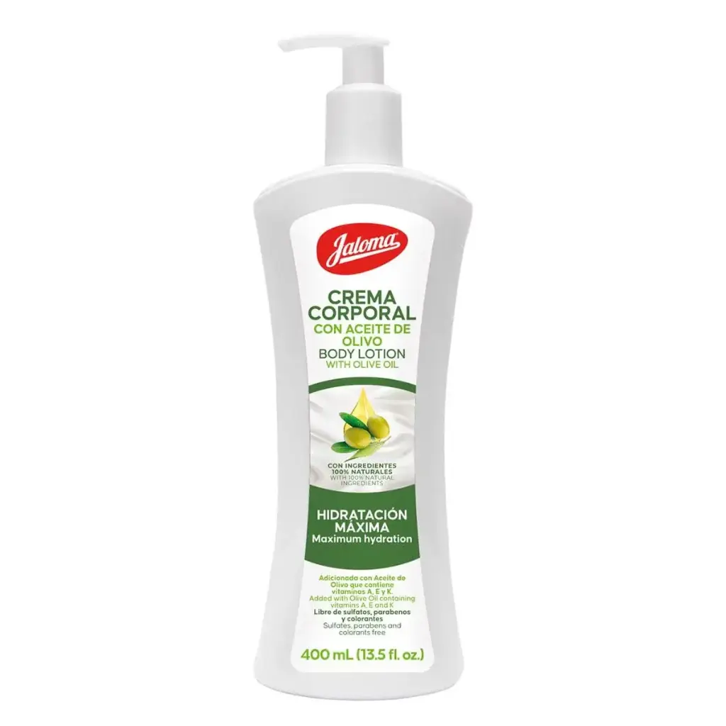 CREMA CORPORAL DE OLIVO 400ML (IVA)(JALOMA)