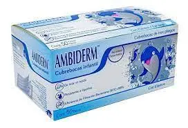 CUBREBOCA INF BCO DELFIN C/50 PZA (IVA)(AMBIDERM)