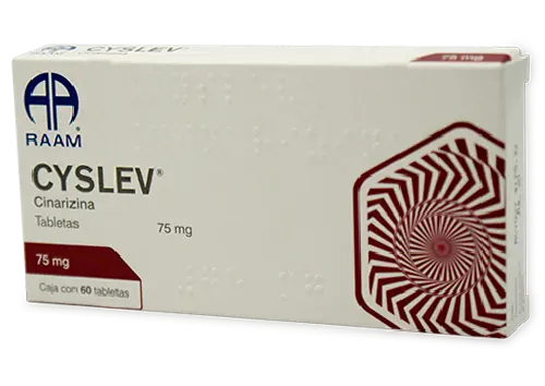 CYSLEV CINARIZINA 75MG C/60 TABS (CINARIZINA) (RAAM)