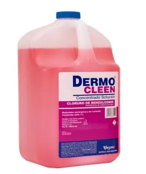 DERMOCLEEN CONCENTRADO C/4 LT ( CLORURO DE BENZALCONIO ) (IVA)(DEGASA/PROTEC)