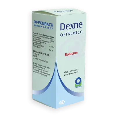 DEXNE OFT GOTAS 100/350/1500MG X100ML 4ML (DEXAME/NEOMICI)(OFFENBACH)