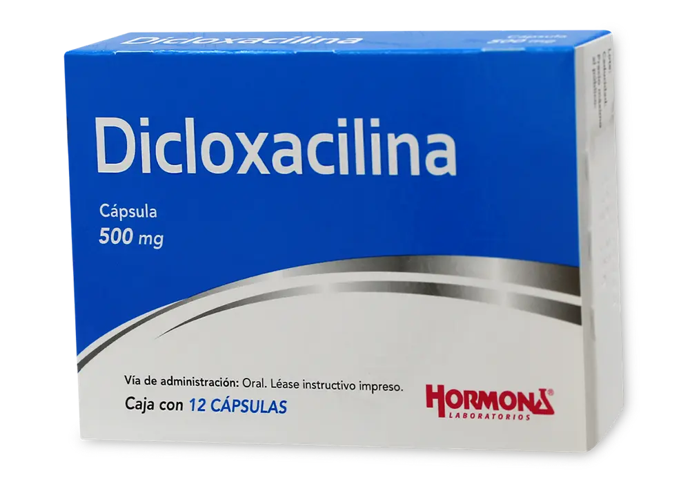 DICLOXACILINA 500 MG C/12 CAP (HORMONA)