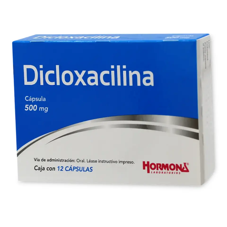 DICLOXACILINA 500MG C/12 CAP (HORMONA)