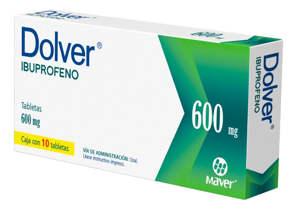 DOLVER 600 MG C/10 TABS ( IBUPROFENO )(MAVER)