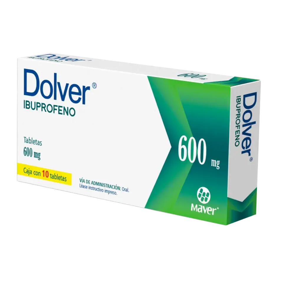 DOLVER 600MG C/10 TABS (IBUPROFENO)(MAVER)