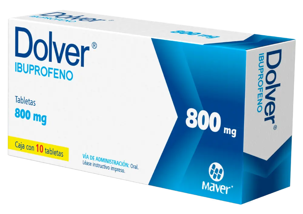 DOLVER 800 MG C/10 TABS ( IBUPROFENO )(MAVER)
