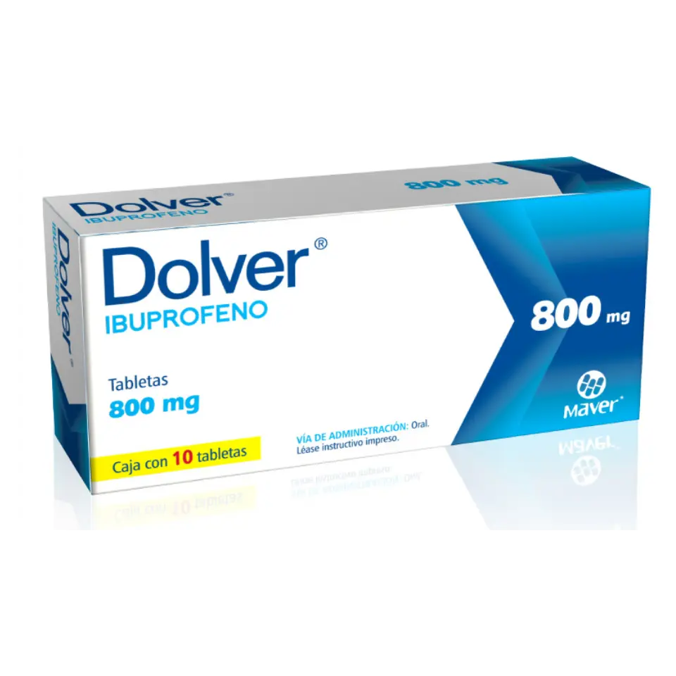 DOLVER 800MG C/10 TABS (IBUPROFENO)(MAVER)