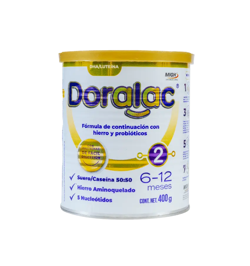 DORALAC ETAPA 2 400 GRAMOS ( LECHE )(MIGH)