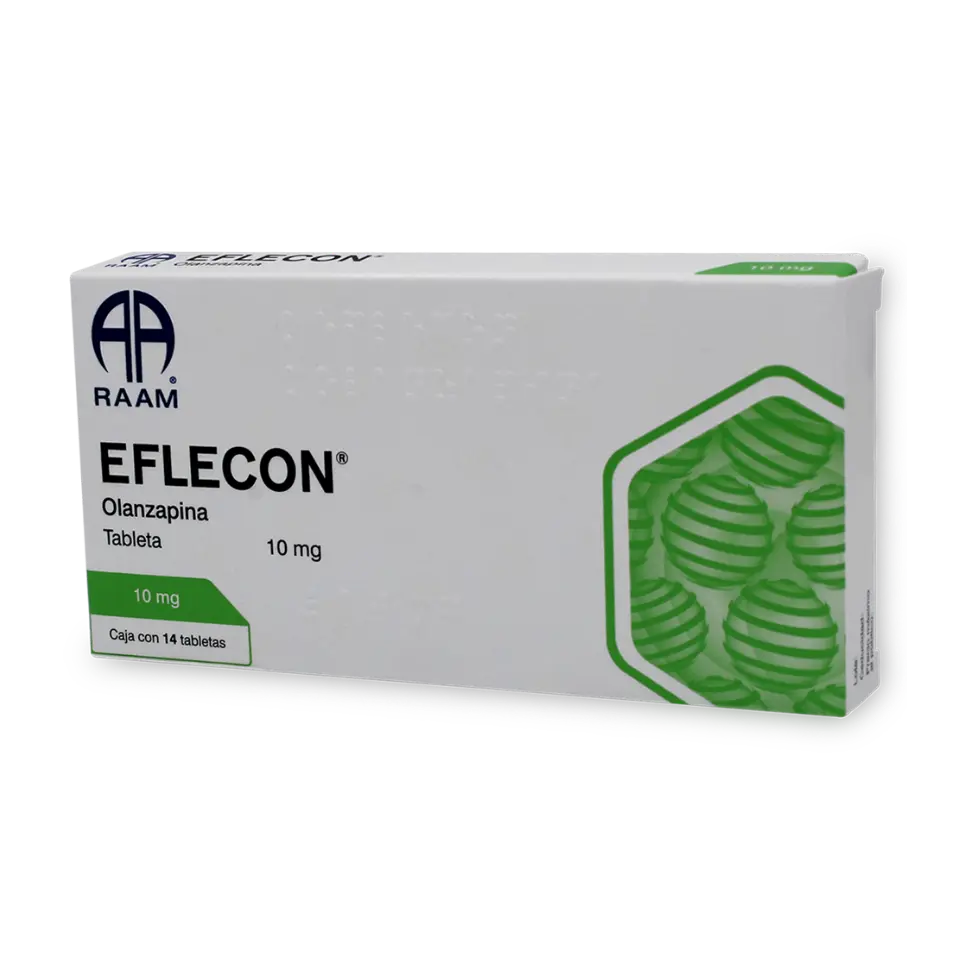 EFLECON 10MG C/14 TAB (OLANZAPINA)(RAAM)