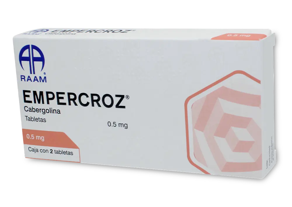 EMPERCROZ TABLETAS 0.5 MG C/2 - CABERGOLINA ( RAAM )