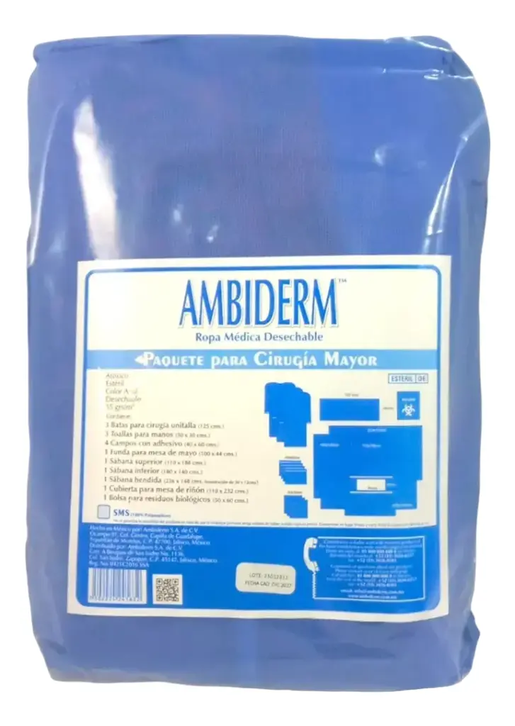 EQUIPO P/CIRUGIA MAYOR EST (IVA) (AMBIDERM)