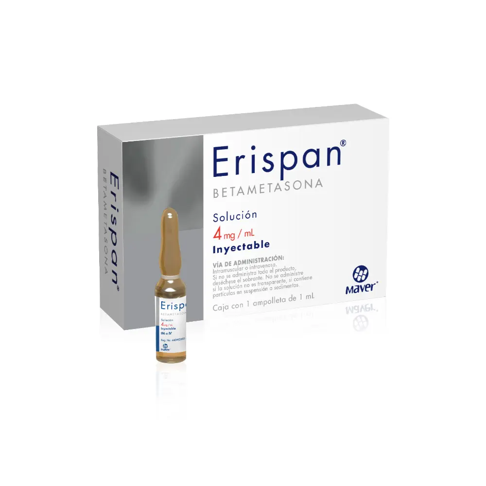 ERISPAN 4 MG C/1 ML AMP ( BETAMETASONA )(MAVER)