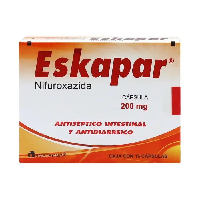 ESKAPAR 200 MG C/16 CAPS ( NIFUROXAZIDA )(ARMSTRONG)