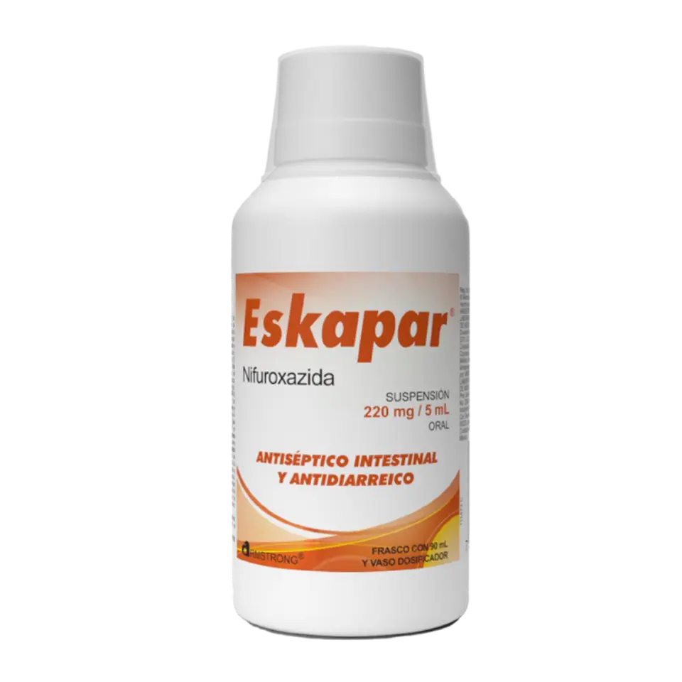 ESKAPAR 220MG/5ML SUSPENSION 90ML (NIFUROXAZIDA)(ARMSTRONG)