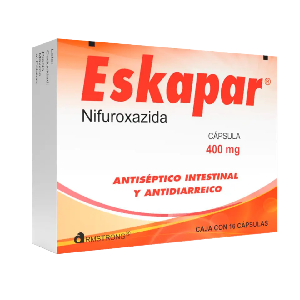 ESKAPAR 400MG C/16 CAPS (NIFUROXAZIDA)(ARMSTRONG)