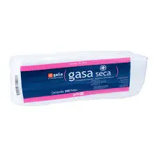 ESPONJA GASA 10X10CM T 20X12 C/200 PZ S/TRAMA ( IVA ) ( GALIA TEXTIL )