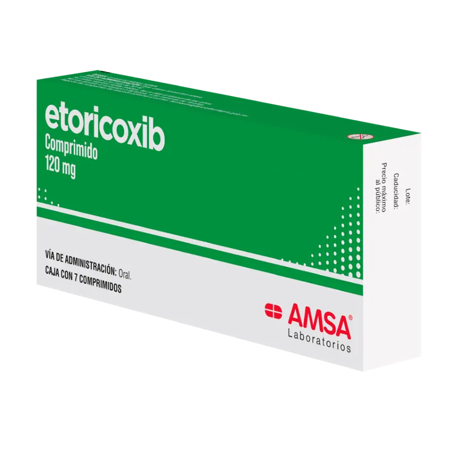 ETORICOXIB 120MG C/7 COMPRIMIDOS (AMSA)