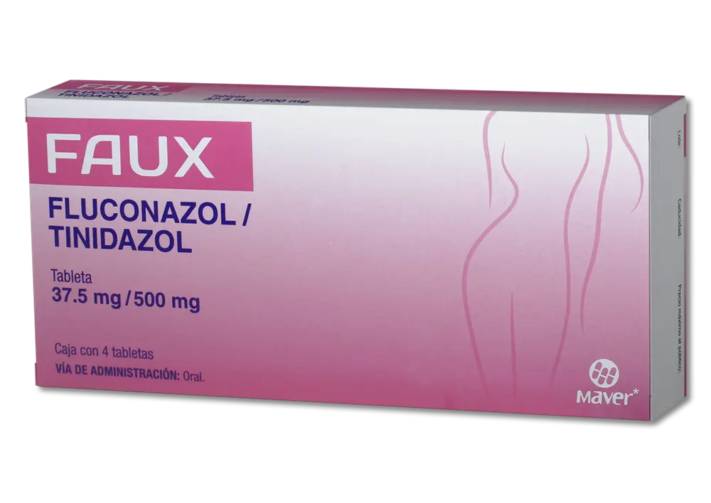 FAUX 37.5/500 MG C/4 TABLETAS ( FLUCONAZOL-TINIDAZOL )(MAVER)
