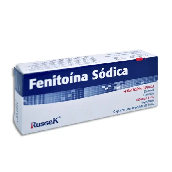 FENITOINA SODICA 250 MG/5 ML SOL INY  - RUSSEK - (RUSSEK)