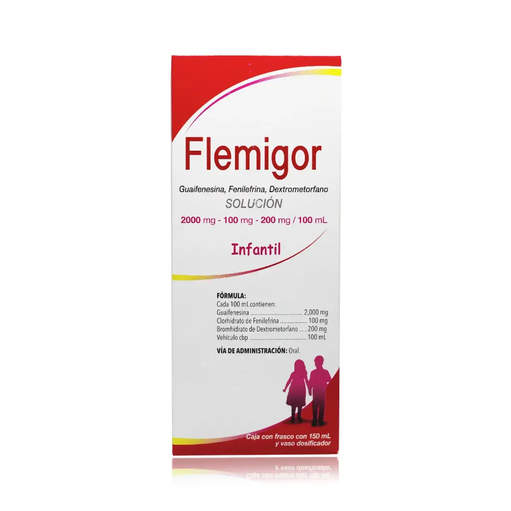 FLEMIGOR INF C/150 ML SOL ( DEXTROMETORFANO, FENILEFRINA, GUAIFENESINA ) (DEGORT'S)