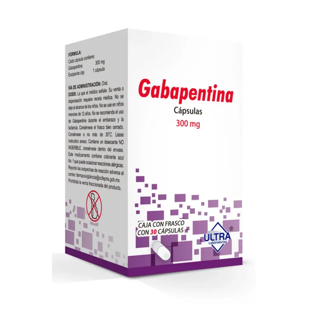 GABAPENTINA 300MG  C/30 CAP (ULTRA)