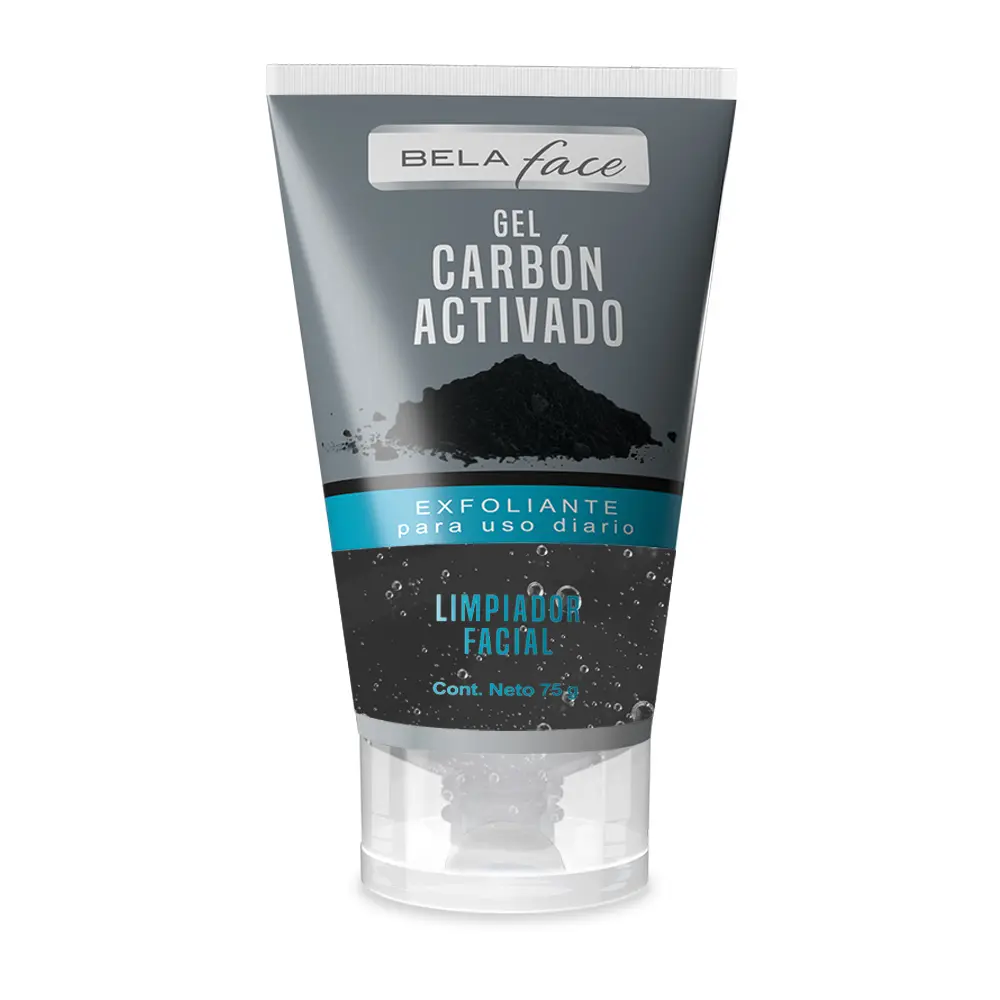 GEL EXFOLIANTE FACIAL CARBON 75 GR (BELAFACE)(IVA)(BELABEL)