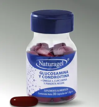 GLUCOSAMINA Y CONDROITINA + OMEGA 3 C/30 CAP - ( IVA ) NATURAGEL 