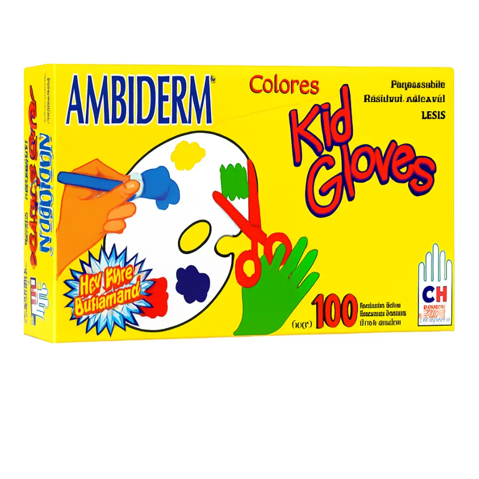 GUANTE KID GLOVES CH 100PZA (IVA)(AMBIDERM)