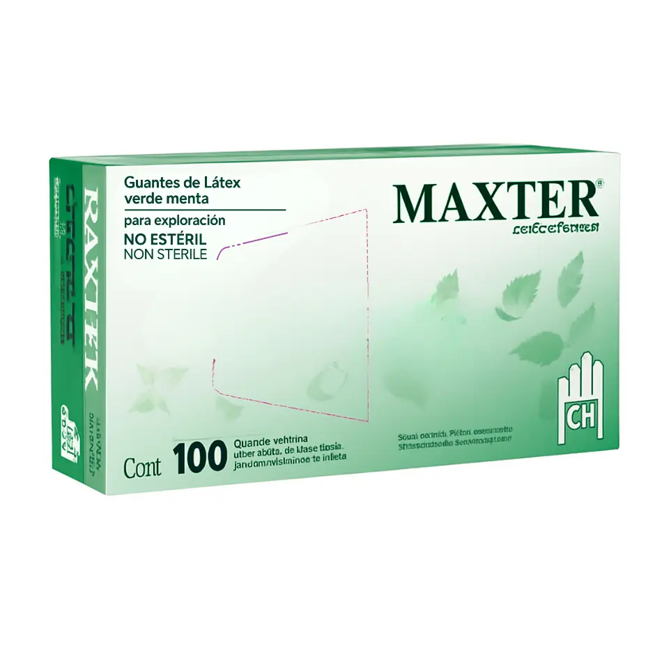GUANTE MAXTER MEDIANO NO EST C/100 (AMBIDERM)