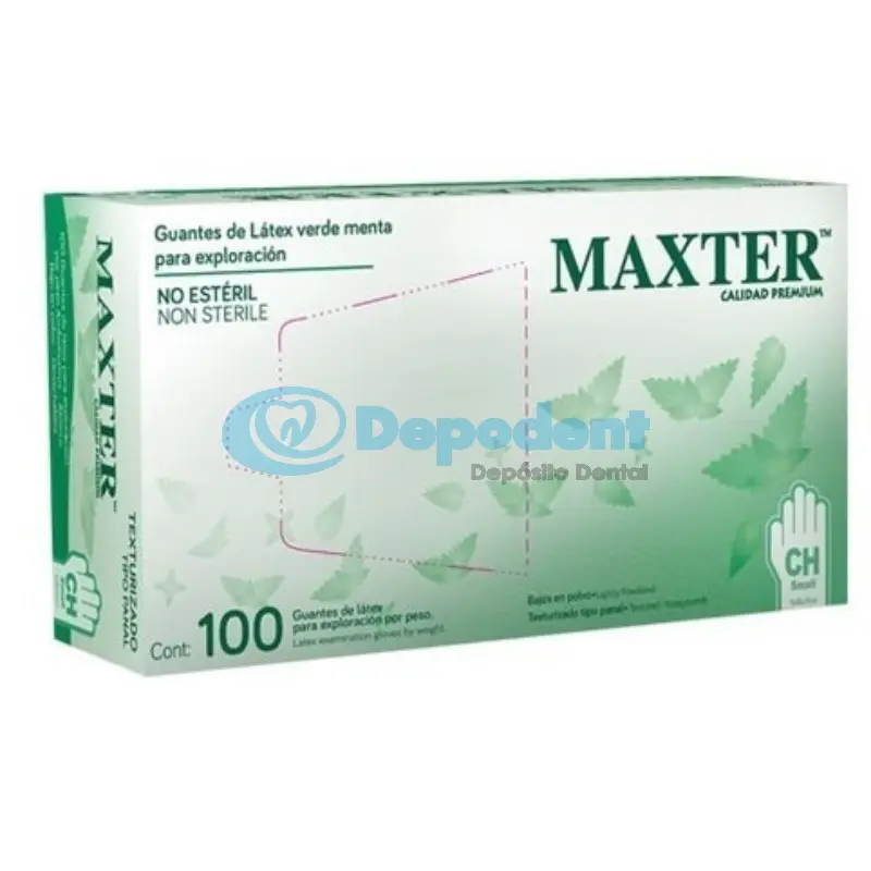 GUANTE MAXTER MEDIANO NO EST C/100 (AMBIDERM)