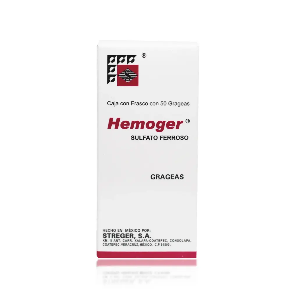 HEMOGER FCO C/50 GRAG (SULFATO FERROSO) (STREGER)