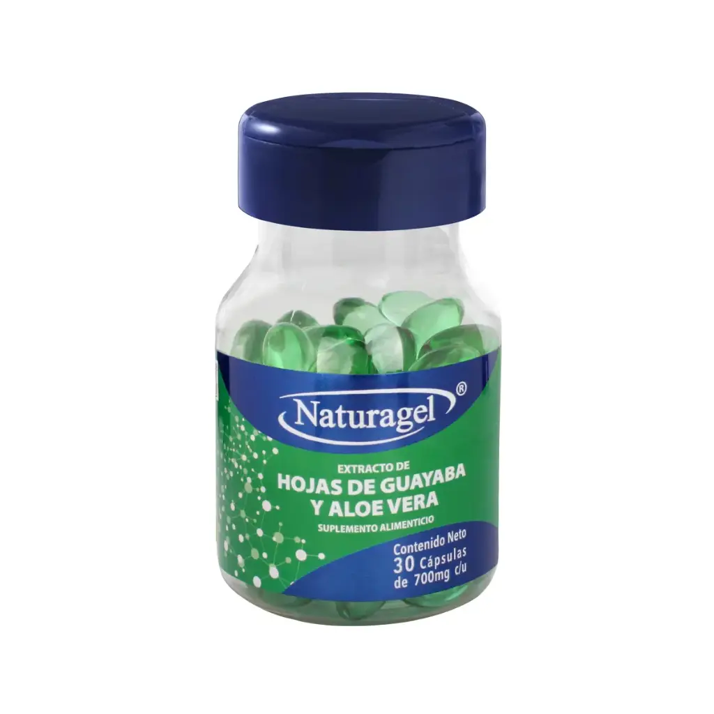 HOJA DE GUAYABA, ALOE VERA C/30 CAPS (NATURAGEL)