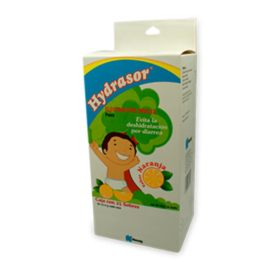HYDRASOR NARANJA C/25 SOBRES (ELECTROLITOS ORALES)(NOVAG)