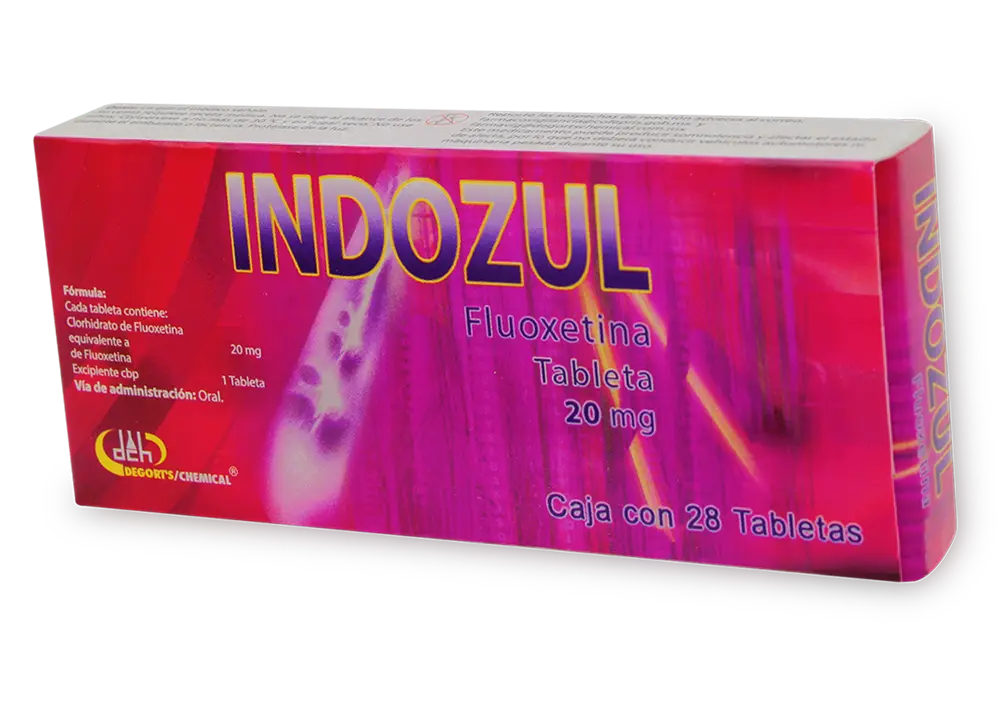 INDOZUL 20 MG C/28 TABS (FLUOXETINA)(DEGORT'S)