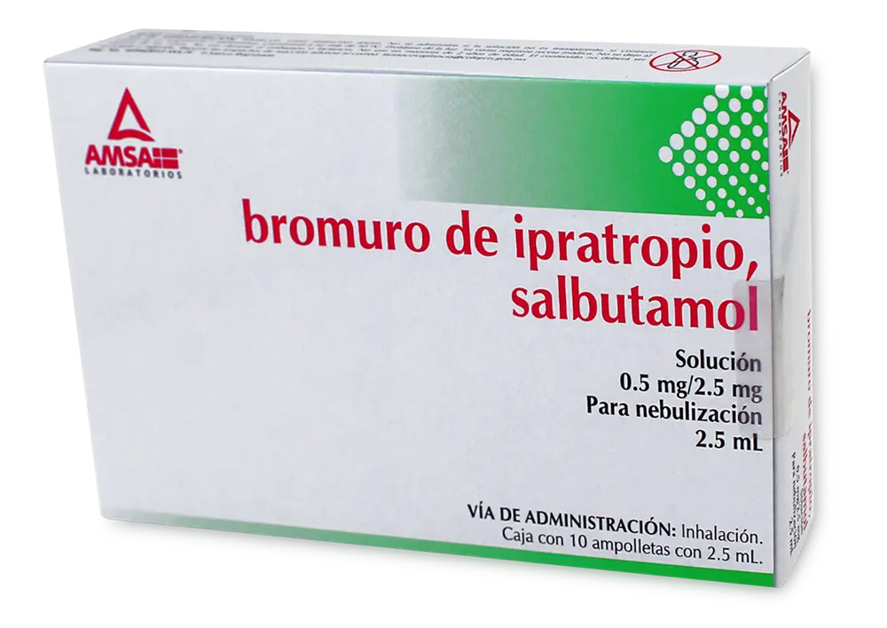 IPRATROPIO, SALBUTAMOL 0.5-2.5 MG P/NEB 10 AMP (AMSA)