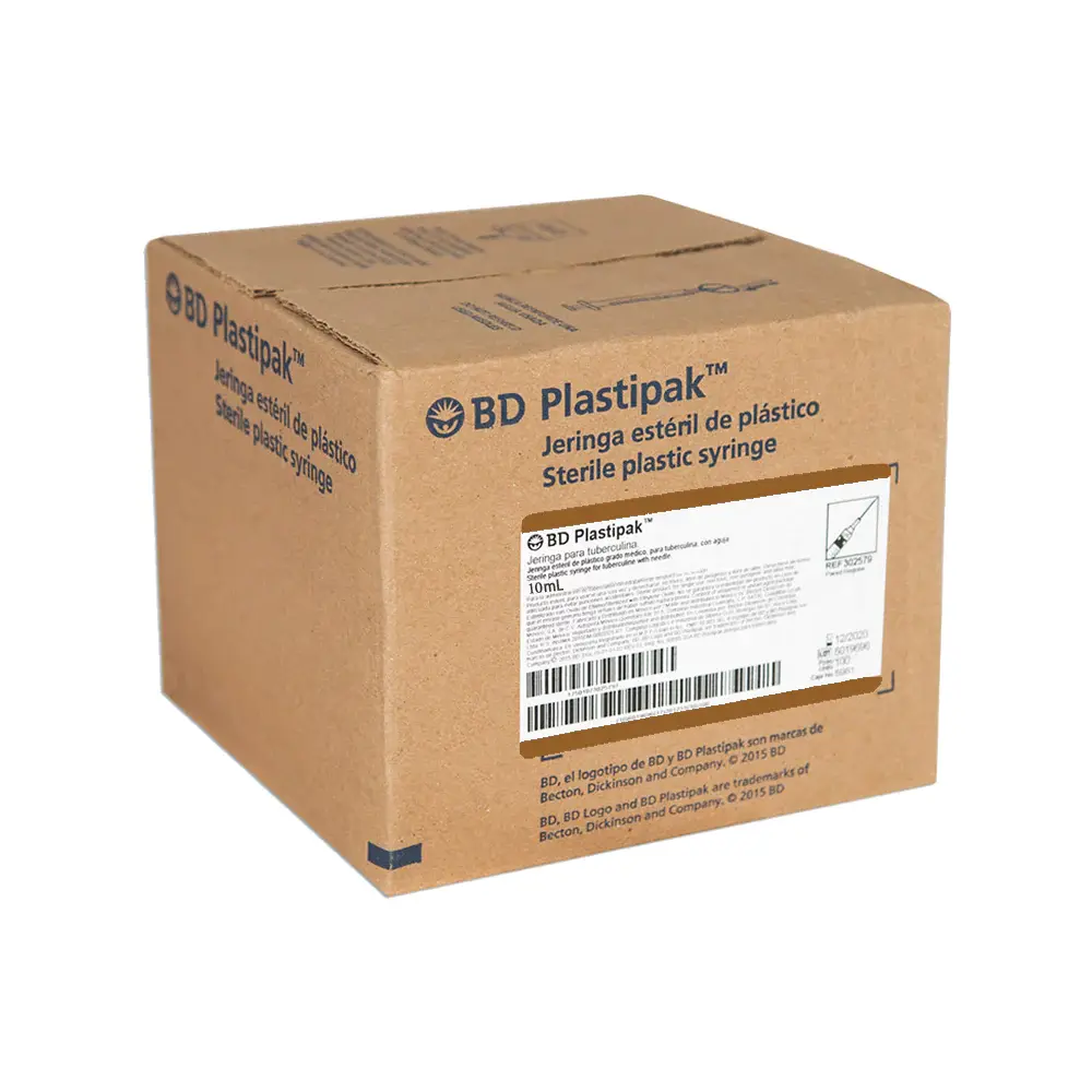 JERINGA 10ML 22X32MM C/100 PZA (IVA)(BECTON/PLASTIPAK)