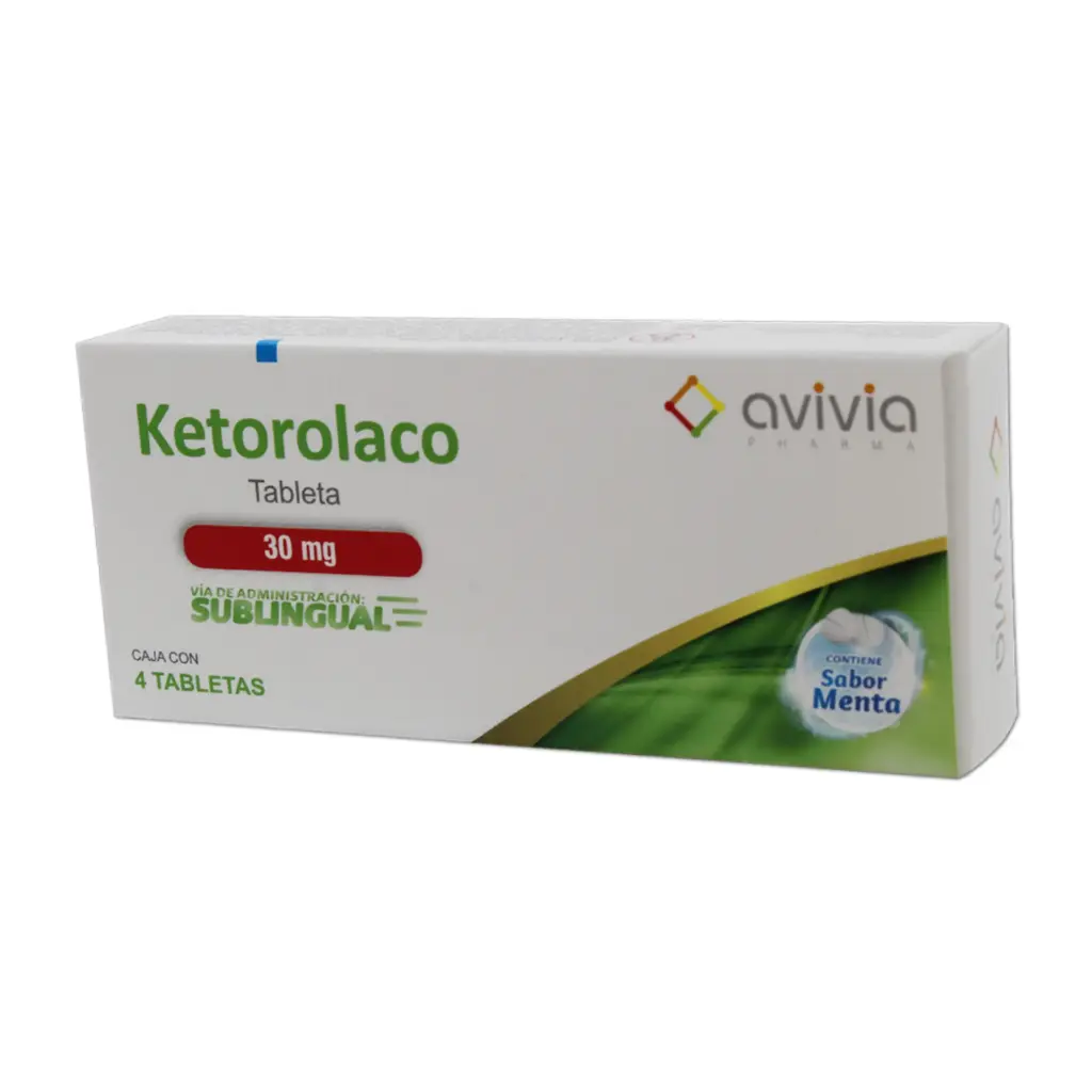 KETOROLACO SL 30MG C/4 TABS (AVIVIA)