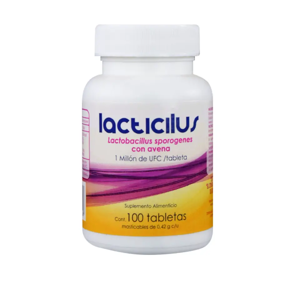 LACTICILUS 1 MILLON DE UFC ENV C/100 TAB (LACTOBACILLLUS SPOROGENES) (MAVER)