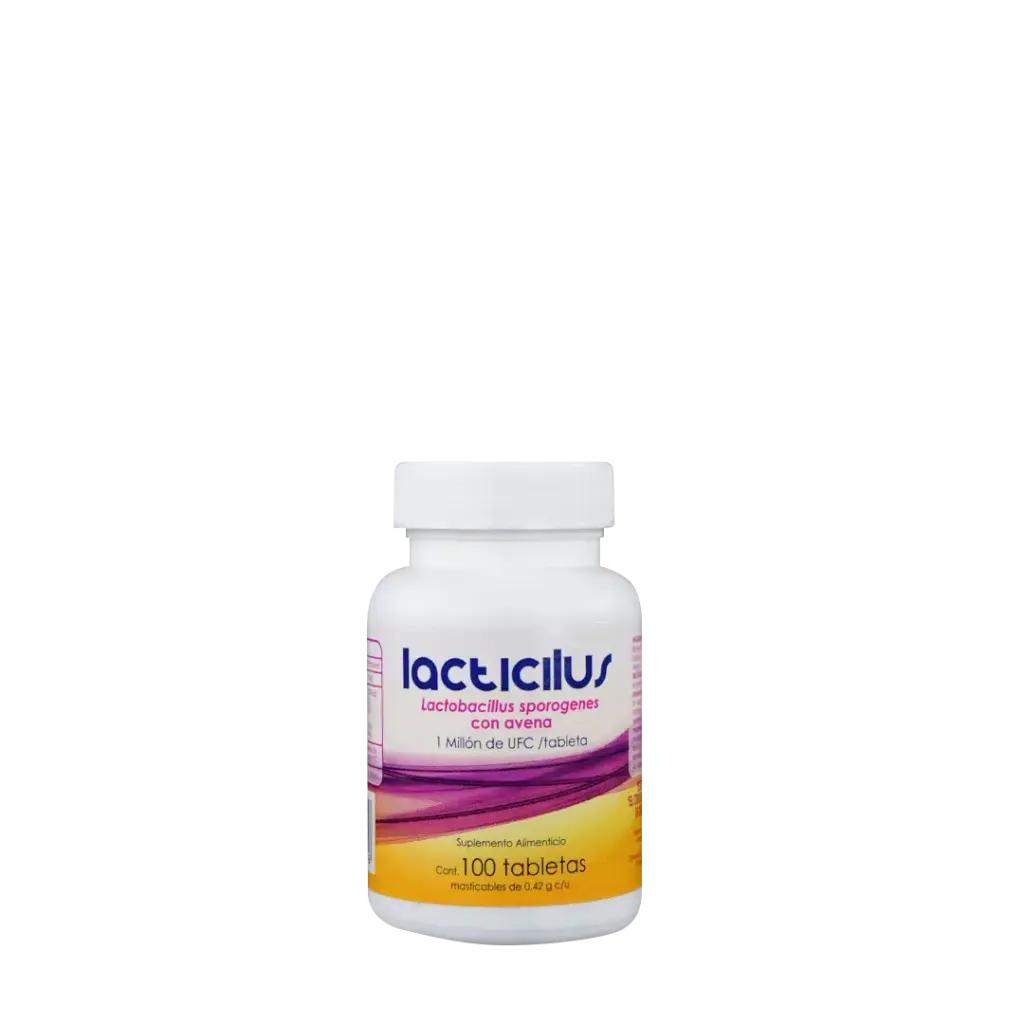 LACTICILUS 1 MILLON DE UFC ENV C/100 TAB - LACTOBACILLLUS SPOROGENES (MAVER)