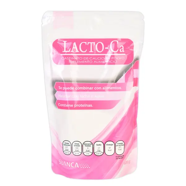 LACTO-CA POLVO ENVASE C/100 GR (CASEÍNATO DE CALCIO)(SUANCA)